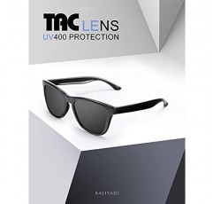 KALIYADI 유니섹스 편광 레트로 클래식 트렌디 세련된 선글라스 남성 여성 운전 선글라스 UV 차단