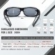 DUCO Wraparound Fitover 안경 남성용 선글라스 위에 편광 착용 UV Protection Sun Glasses Driving 8953