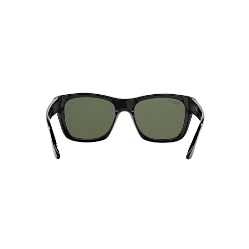 Ray-Ban 남녀공용 선글라스 라이트 하바나 프레임, 브라운 그라데이션 렌즈, 53MM