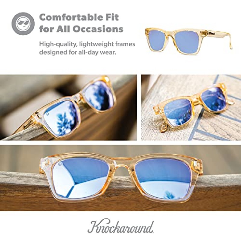 Knockaround Seventy Nines 남성용 및 여성용 편광 선글라스, 완전 UV400 보호