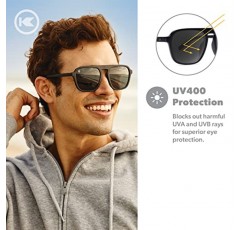 Knockaround Pacific Palisades 남성용 및 여성용 편광 선글라스, 완전 UV400 보호