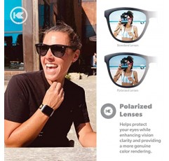 Knockaround Premiums 남성용 및 여성용 편광 선글라스 - 충격 방지 렌즈 및 UV400 완전 보호