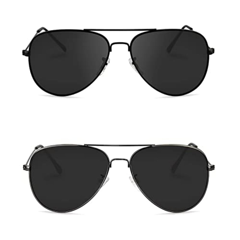 Ziwanule 남성용/여성용 편광 에비에이터 선글라스 금속 남성용 선글라스 운전용 선글라스