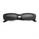Kursan 여성용 편광 소형 직사각형 선글라스 남성용 사각 프레임 선글라스 – 100% UV400 보호