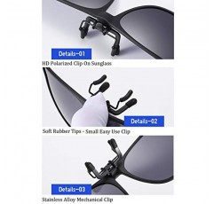 OopsMi 편광 클립온 선글라스 TR90 프레임 처방 안경용 운전 안경 뒤집기(핑크 렌즈)