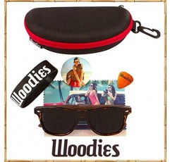 Woodies 월넛 우드 빈티지 비건 거북이 껍질 선글라스(남성 및 여성) | 편광렌즈 | 100% UVA/UVB 차단