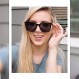 SUNGAIT 빈티지 오버 사이즈 스퀘어 선글라스 여성용 남성용, 레트로 라운드 편광 선글라스 대형 프레임 UV400 Sun Glasses