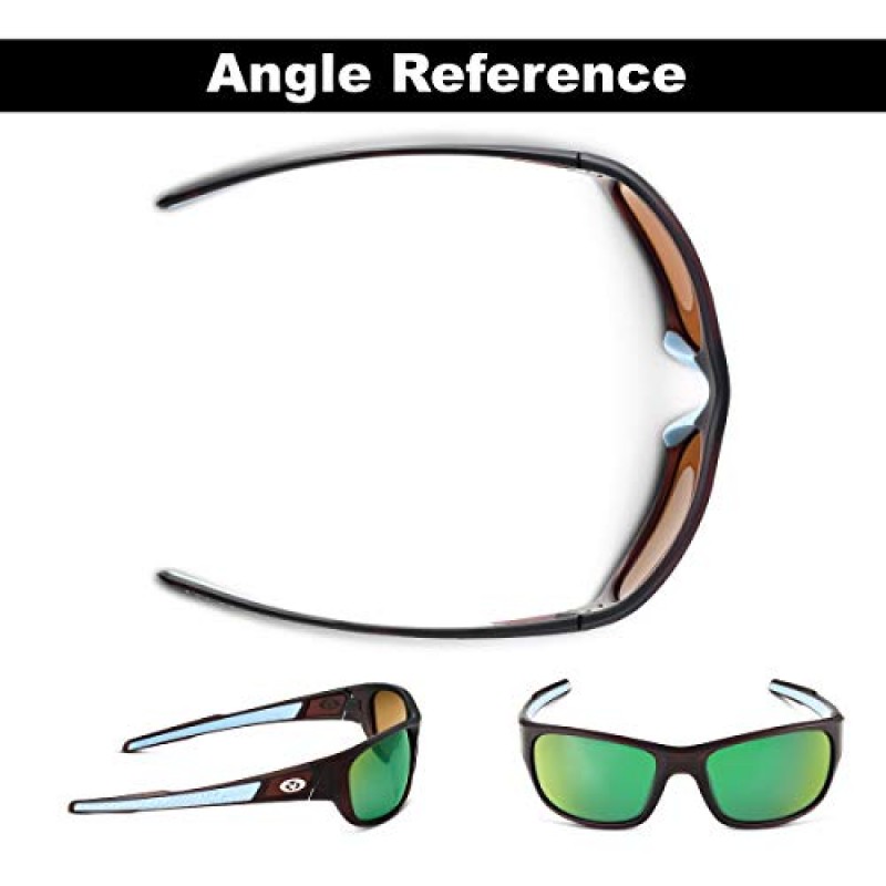 Flying Fisherman 낚시 및 야외 스포츠용 AcuTint UV 차단 기능이 있는 라스트 캐스트 편광 선글라스