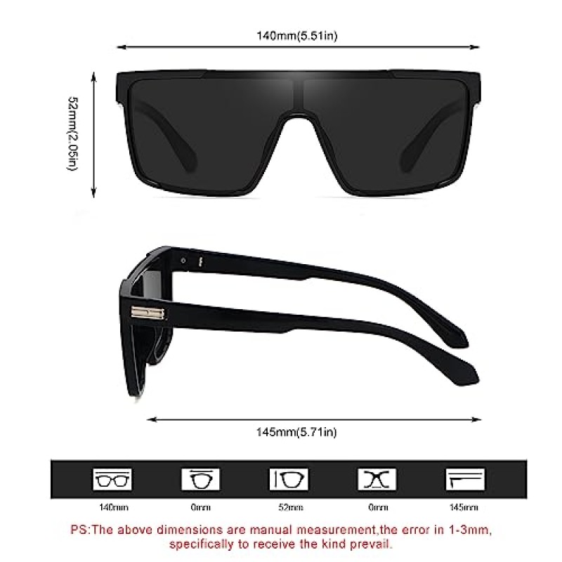 2020 여성용 VentiVenti 원피스 선글라스 남성용 무테 대형 TR 프레임 휴가 용 편광 렌즈