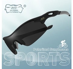100 CLASSIC 스포츠 선글라스 편광 렌즈 FHD UV400 보호 남성과 여성을 위한 내구성과 유연성 최고의 편안함