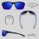 WEAROYO 남성용 여성용 편광 스포츠 선글라스, 낚시 운전 직사각형 고글 UV400 보호