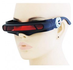 완벽한 안경 미래 공간 외계인 의상 파티 사이클롭스 쉴드 컬러 미러 모노 렌즈 랩 선글라스 147mm