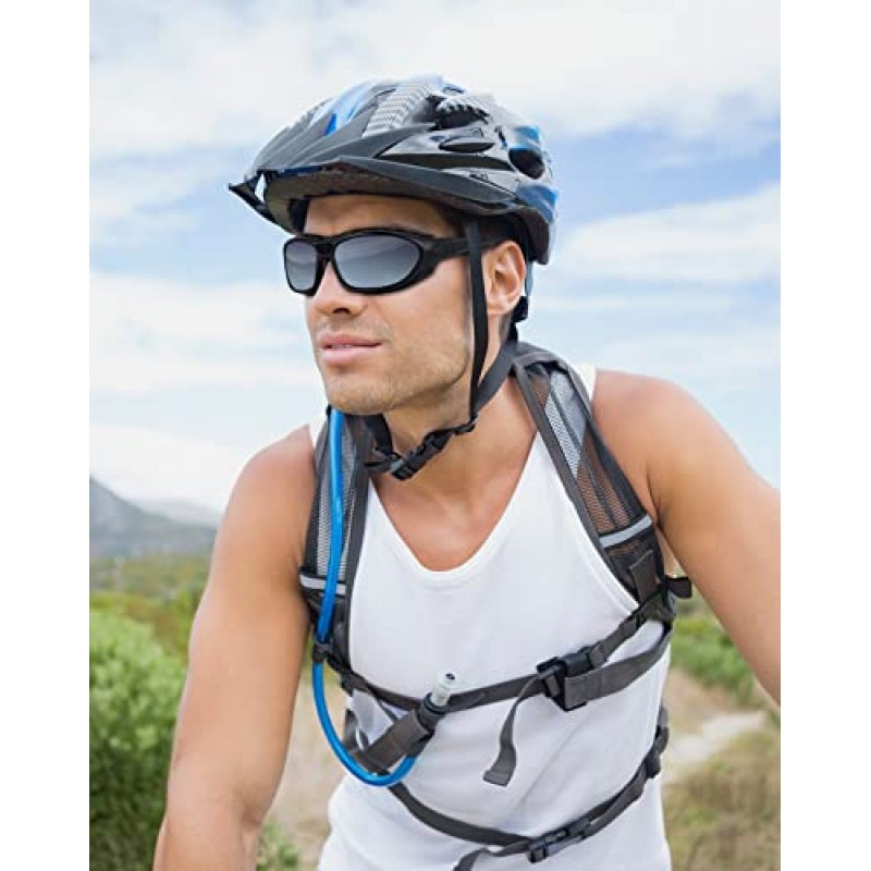 BEACOOL 남성용 여성용 편광 스포츠 선글라스 청소년 오토바이 안전 운전 군용 고글 TAC 안경