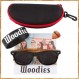 Woodies Zebra Wood 클래식 블랙 선글라스(남성 및 여성) | 어두운 편광 렌즈 | 100% UVA/UVB 차단