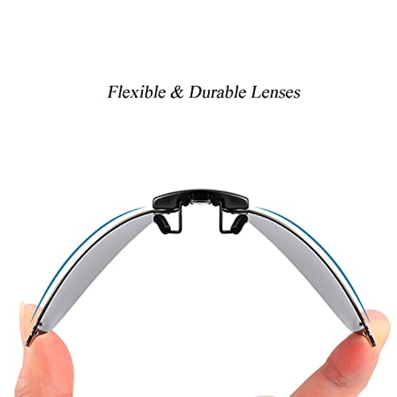 FF FRAZALA 편광 클립 온 선글라스 대형 UV 보호 처방 안경 위에 컴팩트 핏 논플립 선글라스