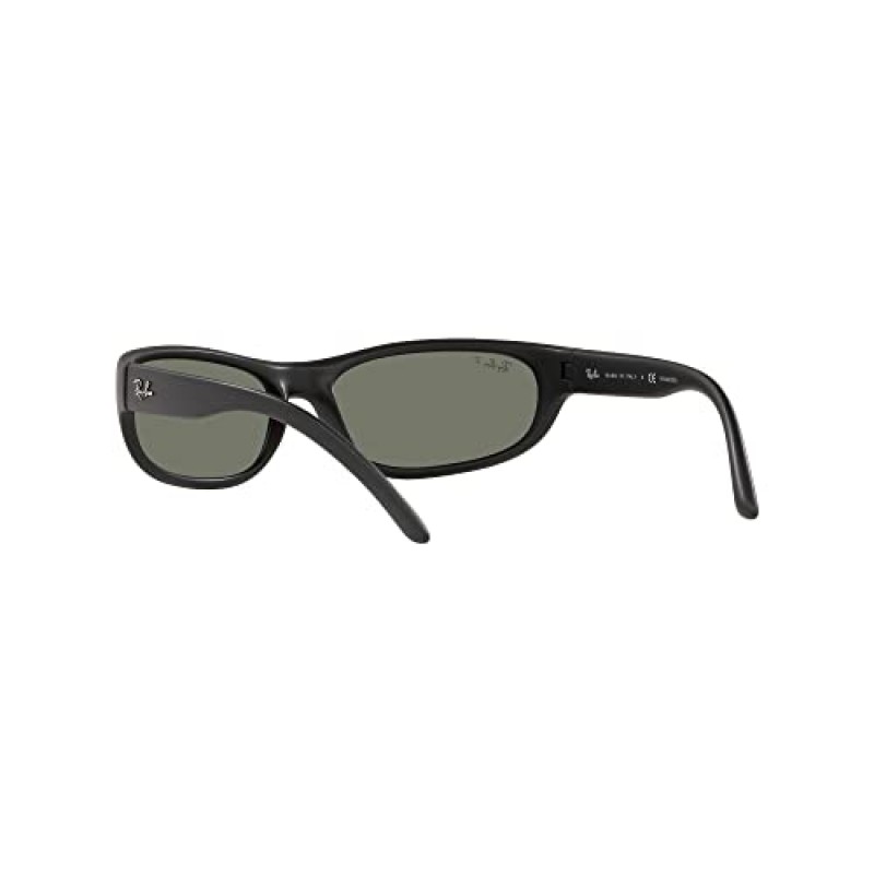 Ray-Ban Man 선글라스 블랙 프레임, 그린 렌즈, 60MM