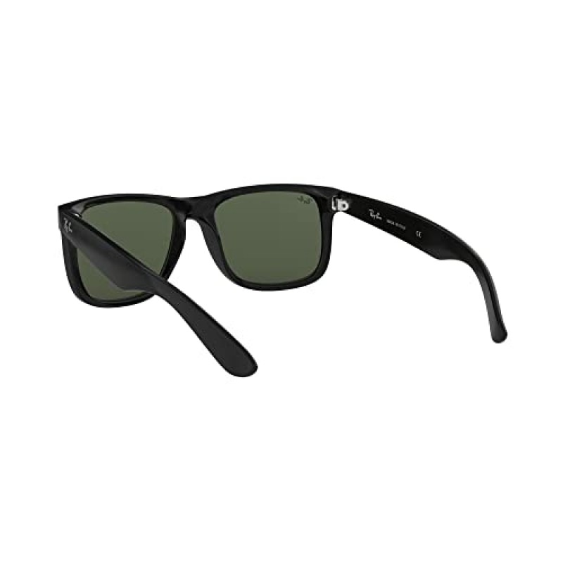 Ray-Ban Rb4165f 저스틴 로우 브리지 핏 직사각형 선글라스