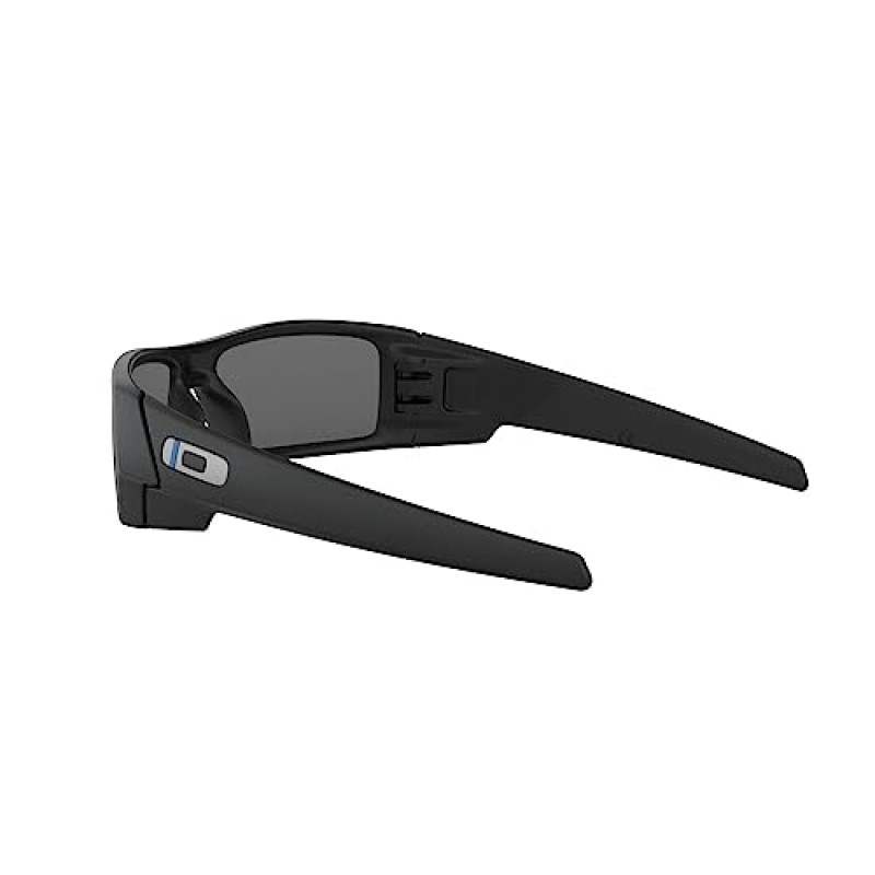 Oakley 남성 OO9014 Gascan 직사각형 선글라스, 매트 블랙/그레이, 60mm