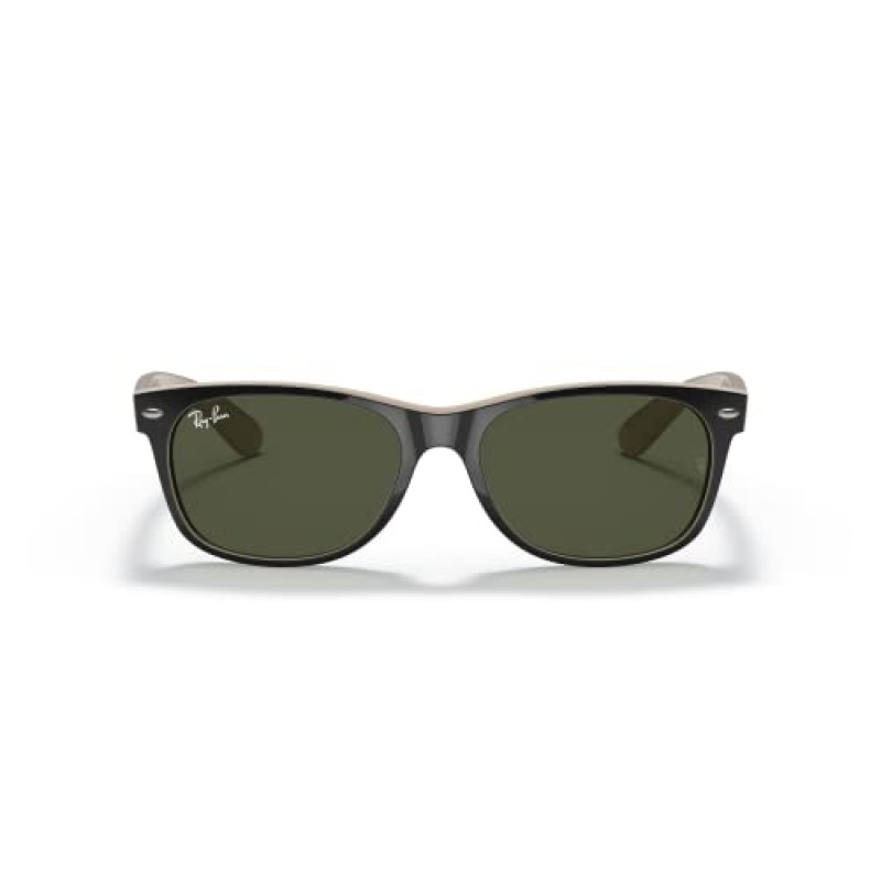 Ray-Ban RB2132 여성용 NEW WAYFARER 선글라스 + 디자이너 iWear 안경 관리 키트 포함 번들