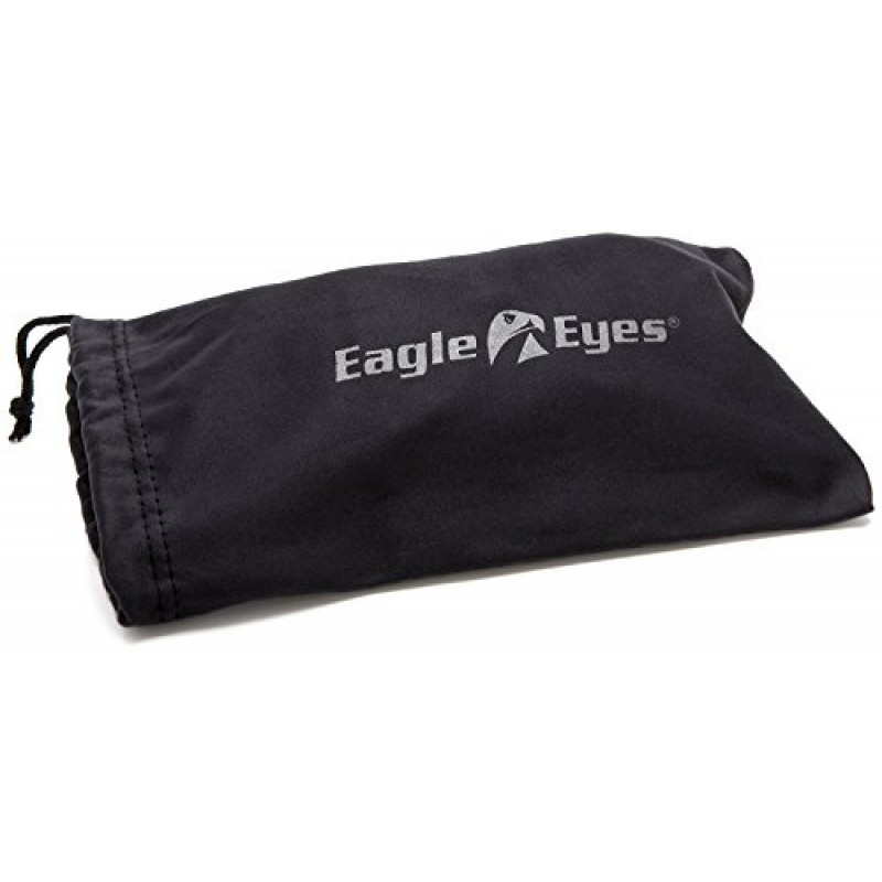 Eagle Eyes Polarized Fiton Sleek Fitover 스타일 선글라스 - UVA, UVB 및 청색광 차단 보호