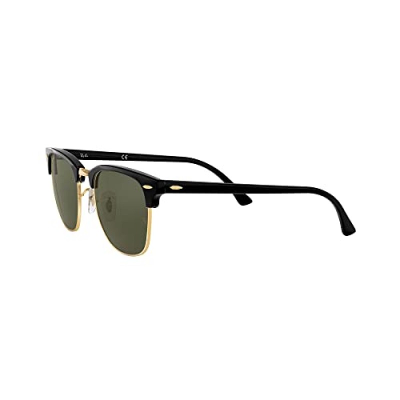 Ray-Ban RB3016f 클럽마스터 로우 브리지 핏 스퀘어 선글라스