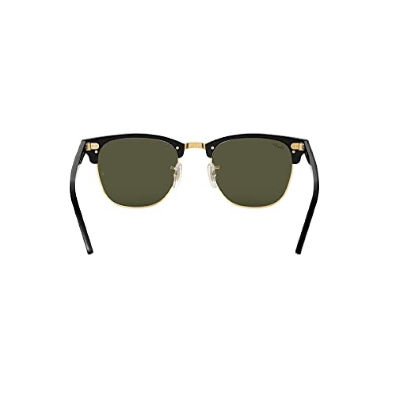 Ray-Ban RB3016f 클럽마스터 로우 브리지 핏 스퀘어 선글라스