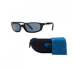 Costa Brine 6S9017 남성용 타원형 선글라스 + 디자이너 iWear 안경 관리 키트가 포함된 번들