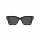 Versace 남성 선글라스 블랙 프레임, 다크 그레이 렌즈, 52MM