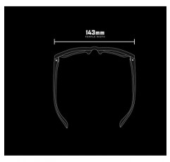 TOROE 오리지널 클래식 글로스 블랙 RANGE 편광 TR90 선글라스(폴리카보네이트 소수성 녹색 AR 코팅 렌즈 포함)