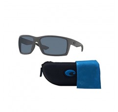 Costa Reefton 6S9007 남성용 직사각형 선글라스 + 디자이너 iWear 안경 관리 키트가 포함된 번들