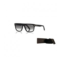 톰 포드 FT0628 Cecilio-02 남성용 기하학 선글라스 + 디자이너 iWear 안경 관리 키트 포함 번들