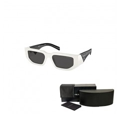 Prada PR09ZS 남성용 직사각형 선글라스 + 디자이너 iWear 안경 키트가 포함된 번들