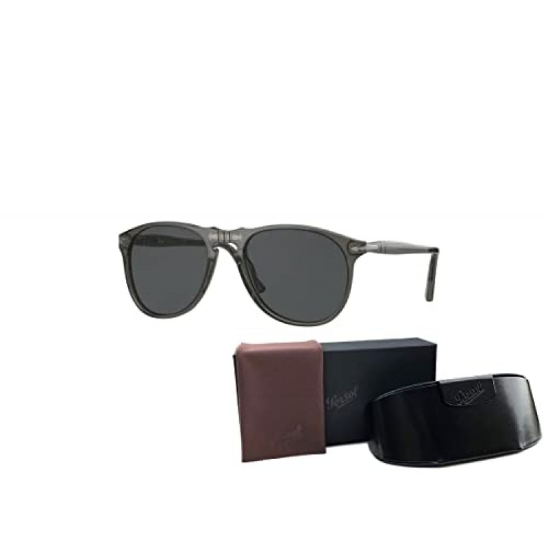 남성용 Persol PO9649S 파일럿 선글라스 + 디자이너 iWear 안경 키트가 포함된 번들