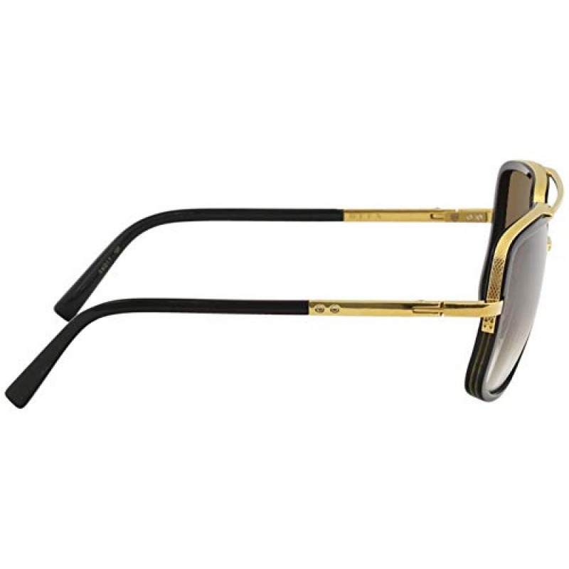 선글라스 Dita MACH ONE DRX 2030 B Shiny 18K Gold-Black w/D.Brown to ClearAR