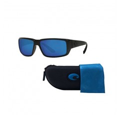 Costa Fantail 6S9006 남성용 직사각형 선글라스 + 디자이너 iWear 안경 키트가 포함된 번들