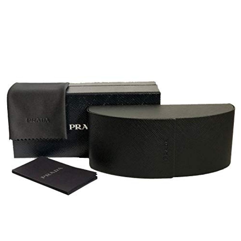 남성용 Prada PS01TS 라이프스타일 직사각형 선글라스 + 디자이너 iWear 안경 키트 포함 번들