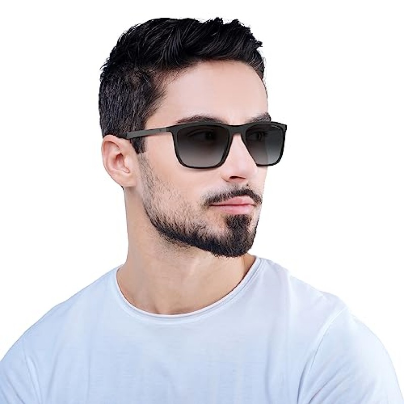 엠포리오 아르마니 남성 Ea4150 직사각형 선글라스