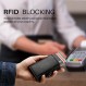 RFID 차단 기능이 있는 GAOKOSC 신용 카드 소지자, 남성용 팝업 가죽 머니 클립 지갑, 더블 카드 케이스 지갑