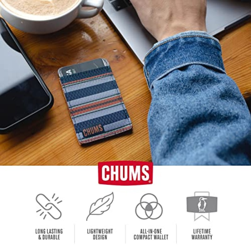 Chums Daily Wallet – 소액현금 및 신용카드 지갑 (블랙)