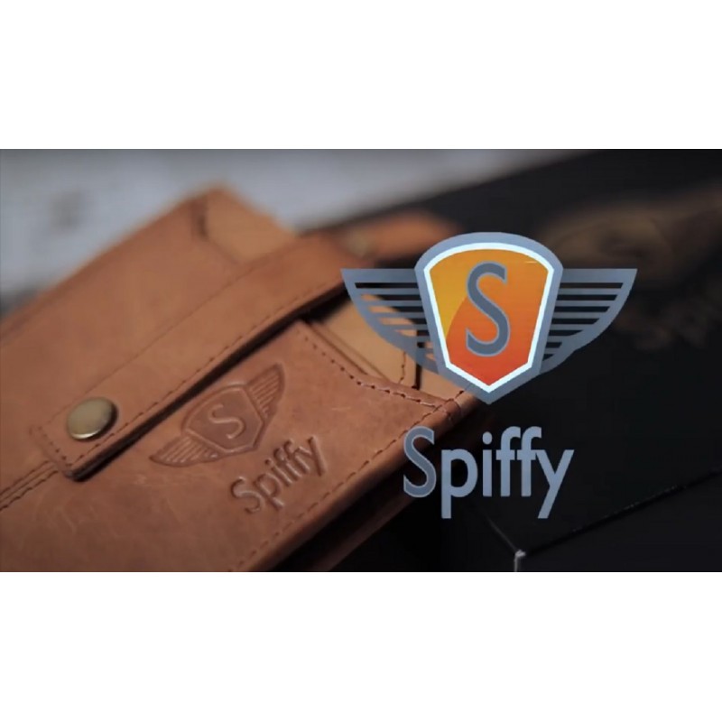 분리형 ATM 카드 홀더가 있는 남성용 Spiffy® 브라운 정품 헌터 가죽 지갑 | 남성용 지갑 | 세련된 가죽 지갑