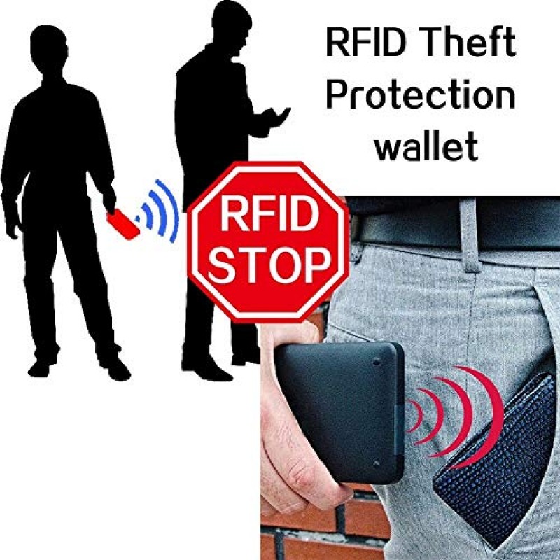 Juzar Tapal Collection RFID 안전 남성용 삼중 지갑(작은 구멍이 있는 체인 없음) 검은색 뱀 질감 가죽 ID 창 카드 슬롯(작은 구멍이 있는 검은색 JTC111)