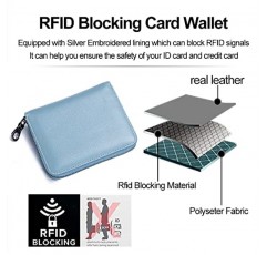 정품 가죽 신용 카드 소지자 케이스 RFID 카드 지갑 여행 여권 지갑