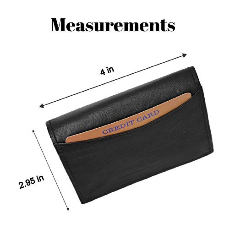 정품 가죽 확장형 신용 카드 외부 ID 명함 지갑 지갑 070BK