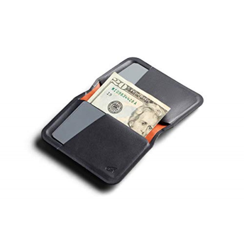 Bellroy Apex 슬림 슬리브(슬림 폴더형 가죽 지갑, RFID 보호) - Onyx
