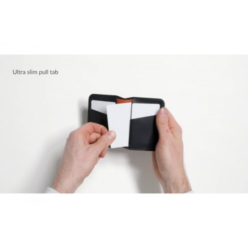 Bellroy Apex 슬림 슬리브(슬림 폴더형 가죽 지갑, RFID 보호) - Onyx