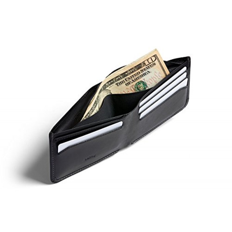 Bellroy Hide & Seek 지갑(슬림 가죽 이중 디자인, RFID 보호, 5-12개의 카드 수납, 동전 파우치, 플랫 노트 섹션, 히든 포켓)