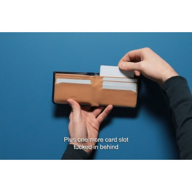 Bellroy Hide & Seek 지갑(슬림 가죽 이중 디자인, RFID 보호, 5-12개의 카드 수납, 동전 파우치, 플랫 노트 섹션, 히든 포켓)