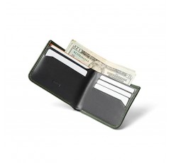 Bellroy Hide & Seek, 슬림 가죽 지갑, RFID 버전 사용 가능(최대 12개의 카드 및 현금) - RangerGreen