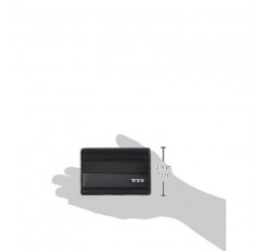 TUMI - 남성용 알파 슬림 카드 케이스 지갑 - 블랙