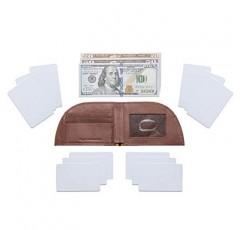 Rogue의 남성용 앞주머니 지갑 - 미국산 정품 가죽, 전체 청구서 섹션, 카드 용량 6개, ID 창